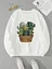 Women Fleece Cartoon Avocado Love 90s Trend Cute Clothing Fashion Pullovers Print Long Sleeve Clothes Female Graphic Sweatshirts
