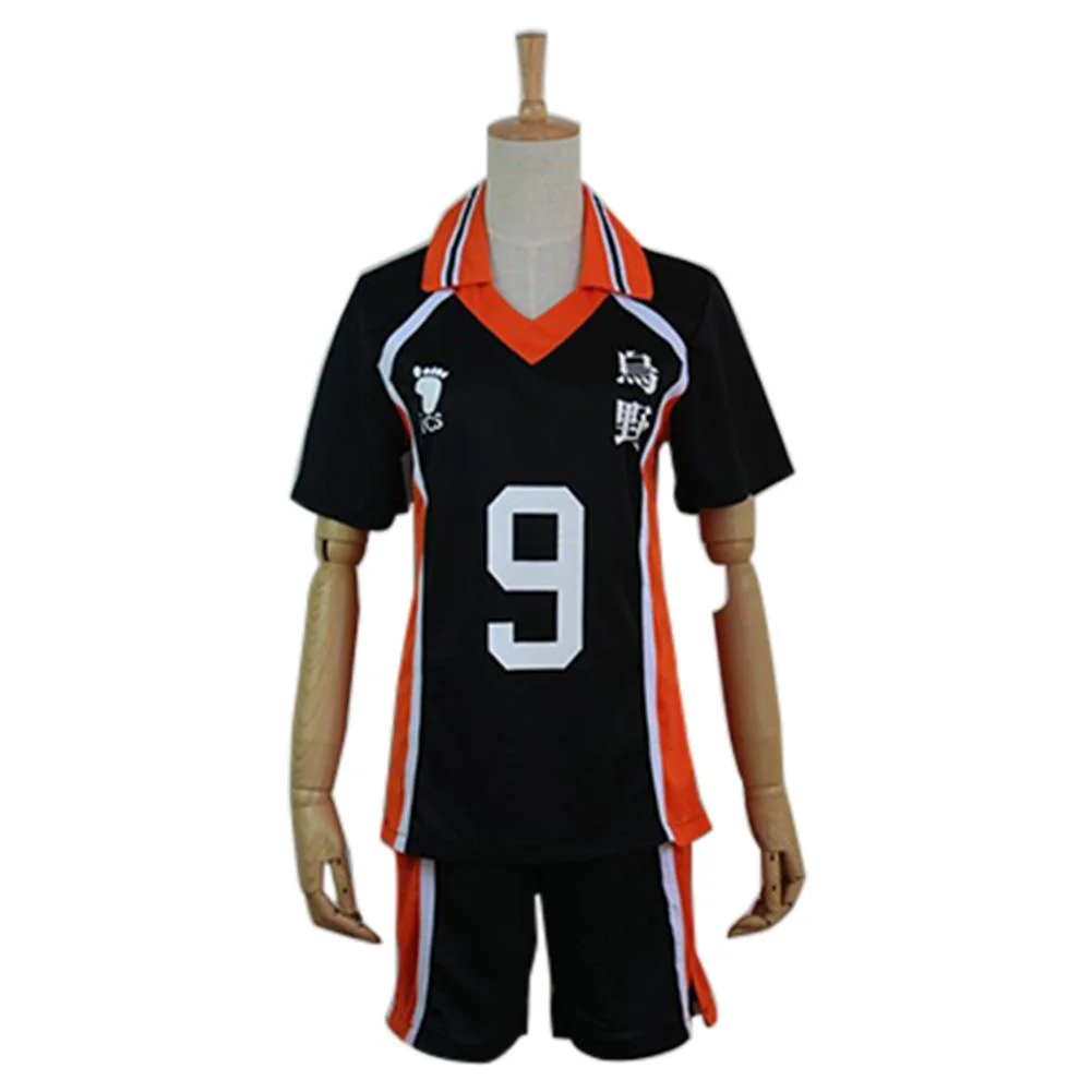 Cosplay Costume Karasuno High School Volleyball Club Kageyama Tobio Sportswear Jerseys Uniform