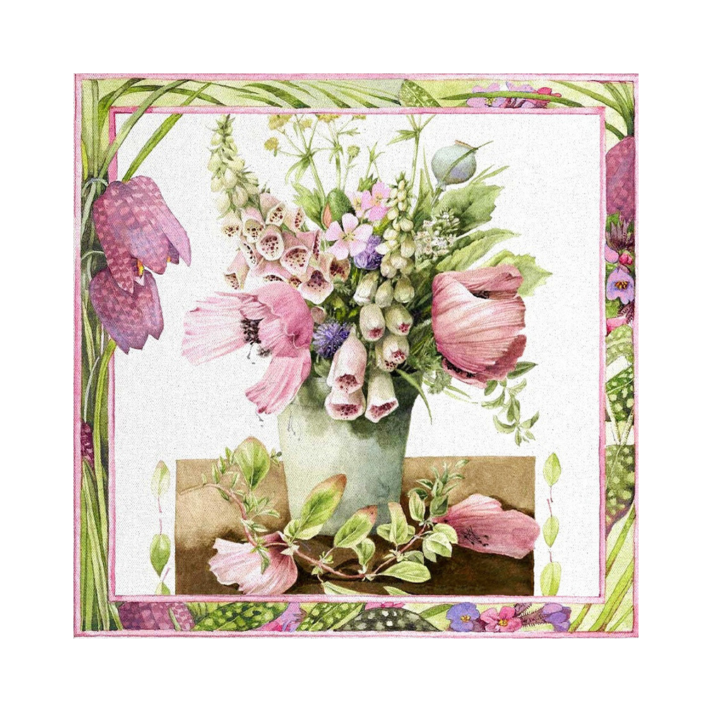(Multi-Size) Flowers in Frame - Round/Square Drill Diamond Painting, Round diamond 30*30cm, 501 Original
(Multi-Size) Flowers in Frame - Round/Square Drill Diamond Painting, Round diamond 30*30cm, 501 Original