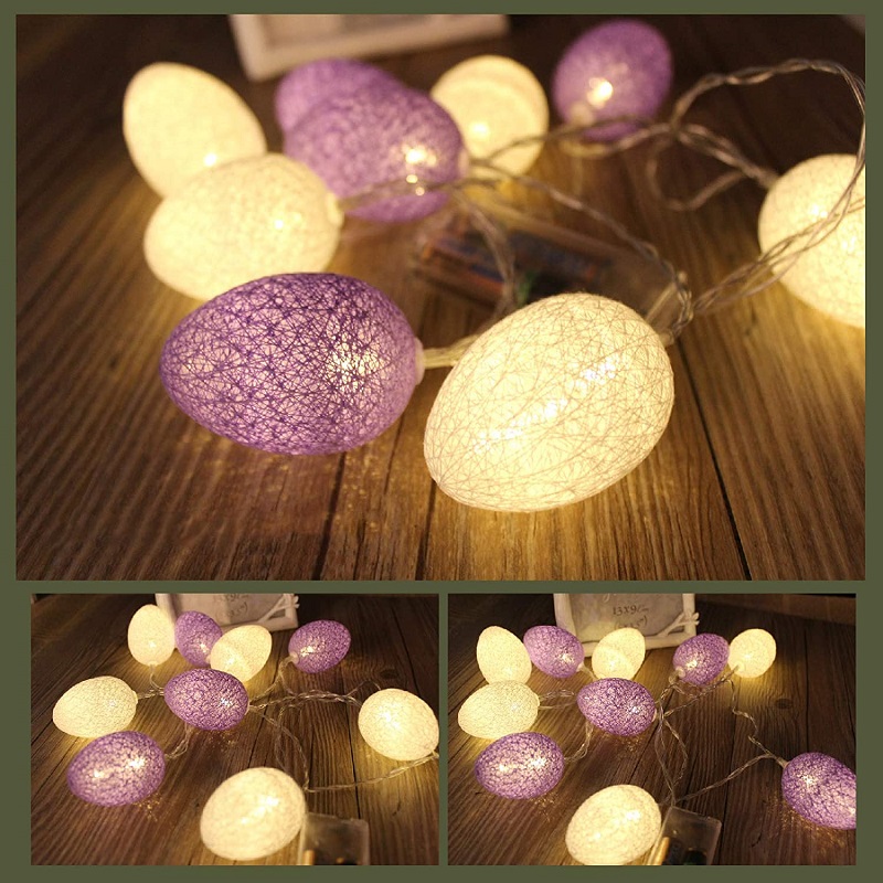 LED Cotton Easter Egg-Curtain String Night Light, White-purple system, 501 Original
LED Cotton Easter Egg-Curtain String Night Light, White-purple system, 501 Original