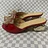 Crystal Rhinestone Flower Decor Sandals Women Patent Leather Slingbacks Stone-Shaped Strange Heel Mules