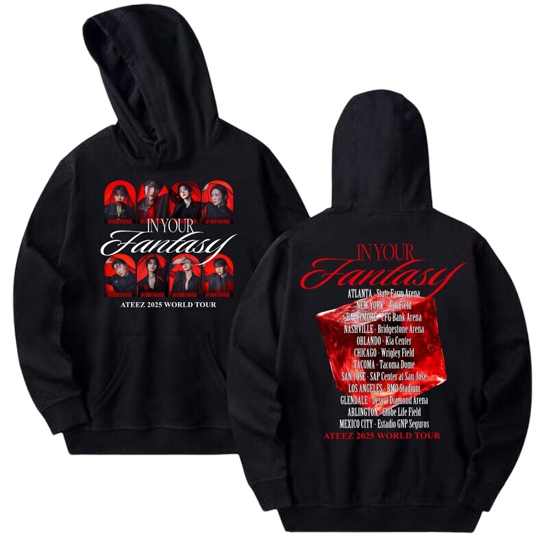 ATEEZ ソウルコン パーカー Ateez 2025 World US Tour 'In Your Fantasy' Concept Photo Hoodie