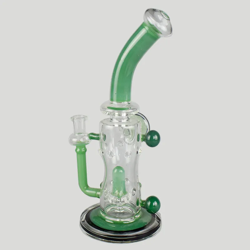 New Design Glass Water Bong Recycle Bong for Smoking