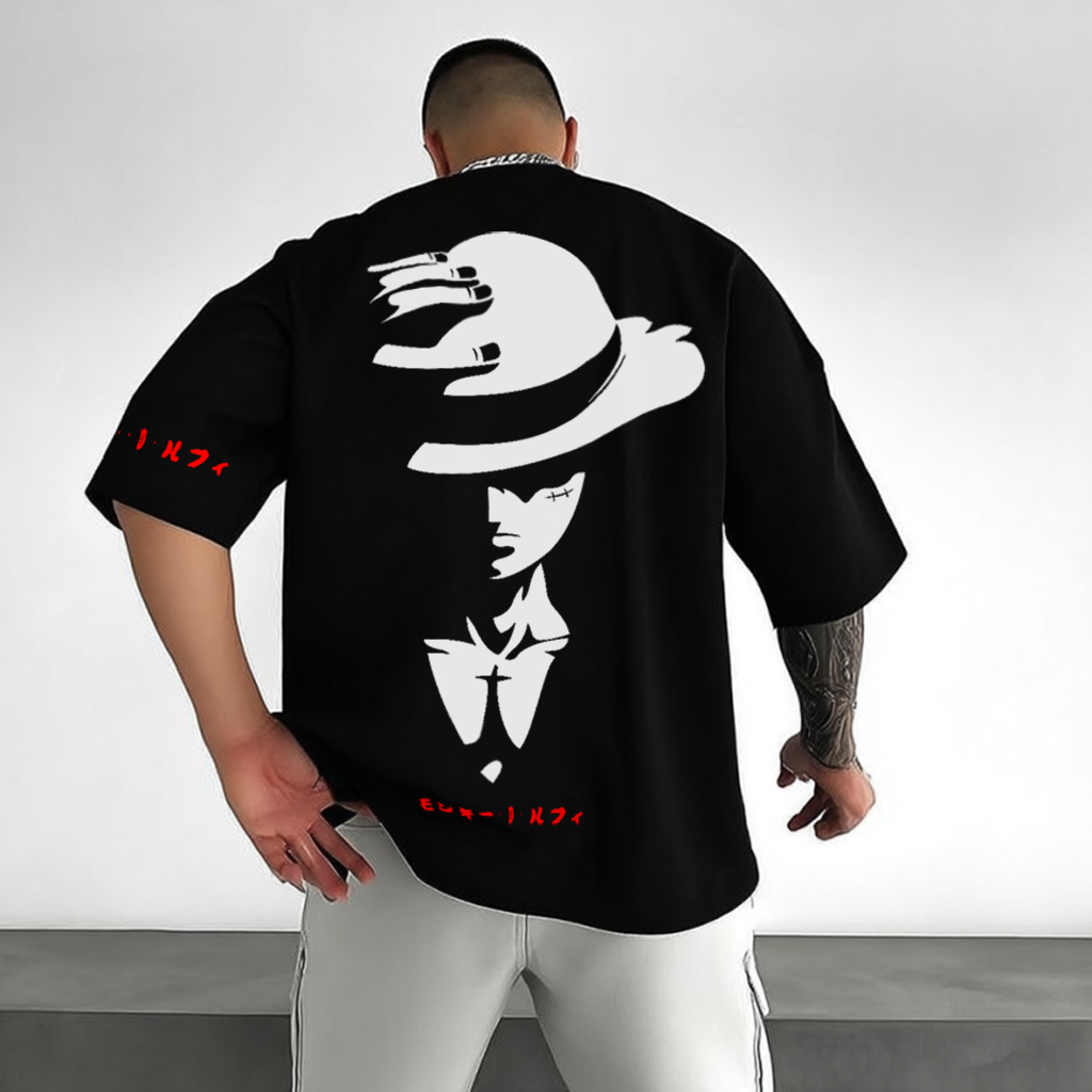 Spring And Summer Oversized Style Anime Graphic Design T-shirt