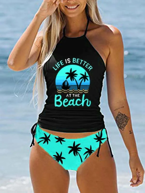 Life Is Better At The Beach Vacation Tankini