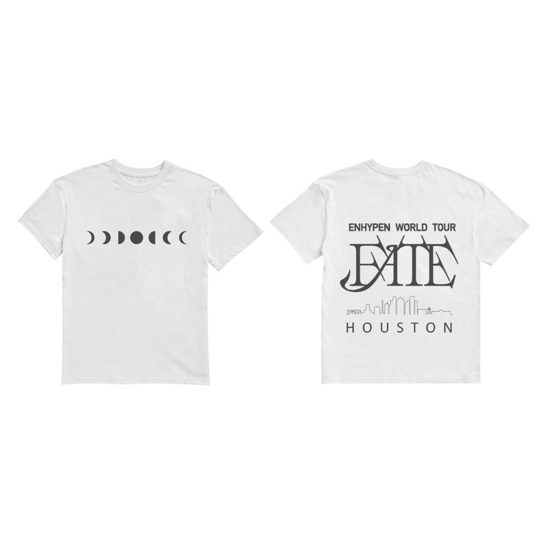 ENHYPEN World Tour FATE Houston Logo T-shirt