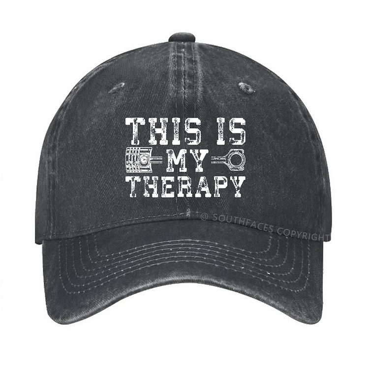 This Is My Therapy Funny Tools Print Gift Hat