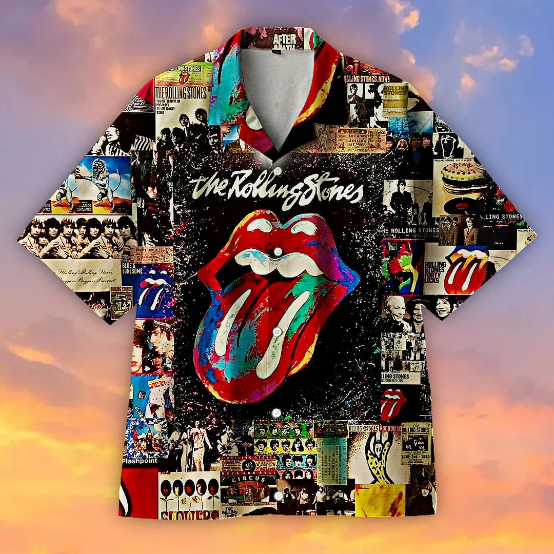 Rolling Stones Hawaiian shirt