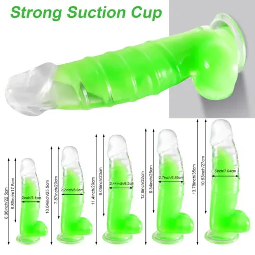 pornhint Pornhint Jelly Dong Big Dildo Suction Cup 5 Sizes Waterproof Realistic Cock Adult Sex Toy