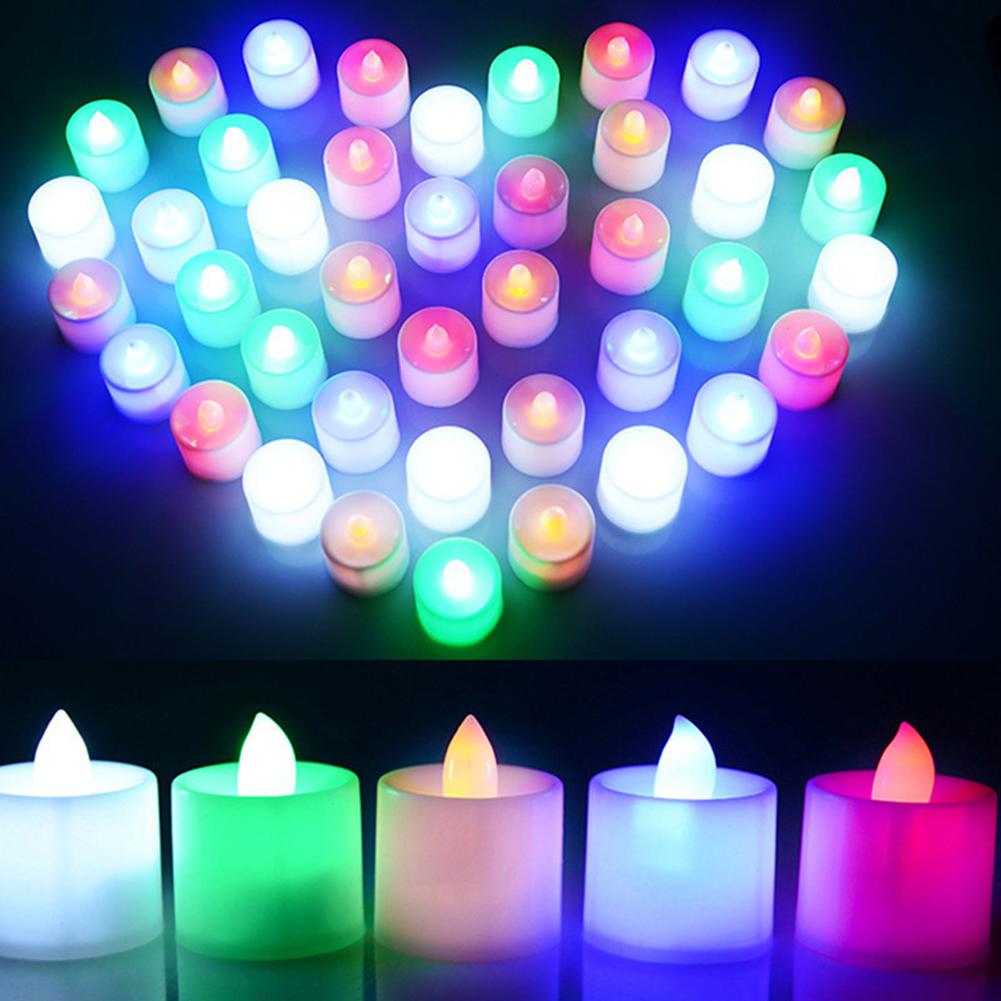 24Pcs LED Candles Battery Powered Simulation Flame Tea-Night Light, Multicolor, 501 Original
24Pcs LED Candles Battery Powered Simulation Flame Tea-Night Light, Multicolor, 501 Original