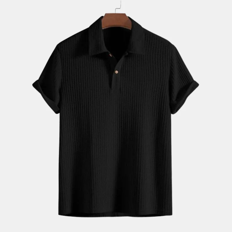 Summer men's POLO shirt Short sleeved minimalist T-shirt