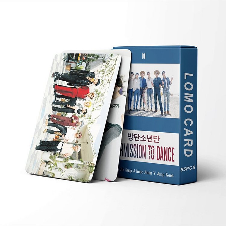 BTS Permission To Dance lomo cards collection