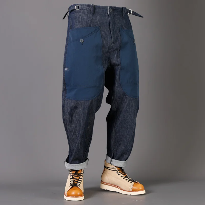 Men's Loose All-match Tapered Plus Size Casual Jeans