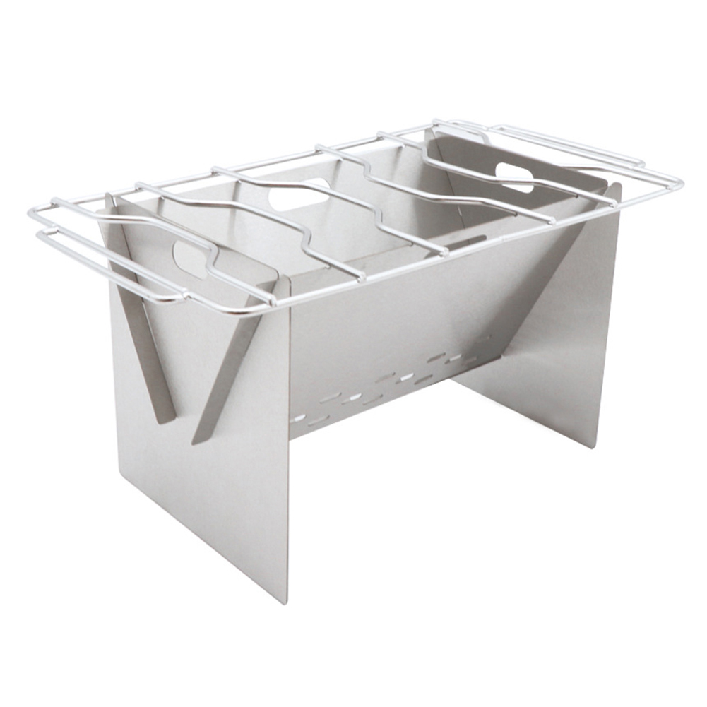 Portable Stainless Steel BBQ Grill Folding Mini Barbecue Rack for Camping, 501 Original
Portable Stainless Steel BBQ Grill Folding Mini Barbecue Rack for Camping, 501 Original