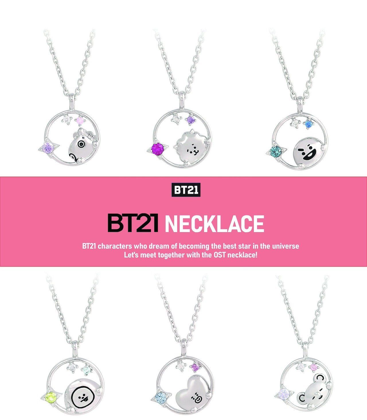 Bt21 hot sale ost jewelry