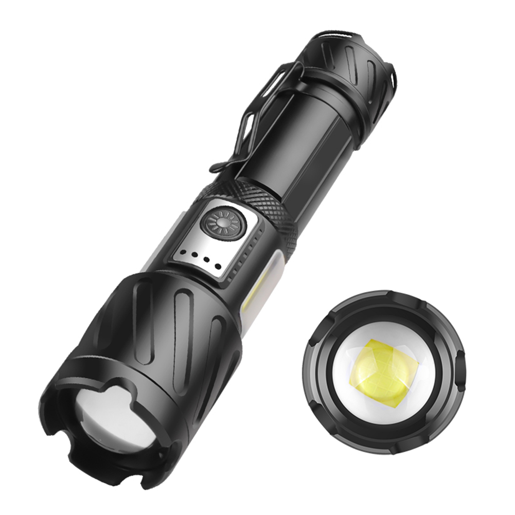 XHP160+ COB+ 12xLED Portable Torch USB Rechargeable Waterproof Flashlight, 501 Original
XHP160+ COB+ 12xLED Portable Torch USB Rechargeable Waterproof Flashlight, 501 Original