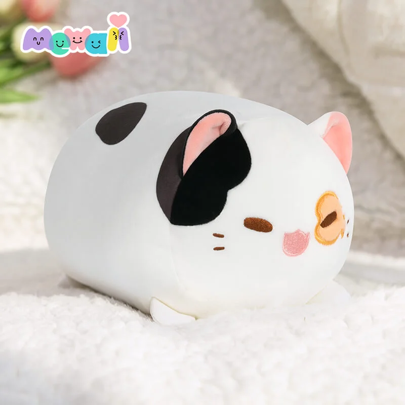 MeWaii® Fluffffy Family Spots Kitten Stuffed Animal Kawaii Plush Pillow Squishy Toy