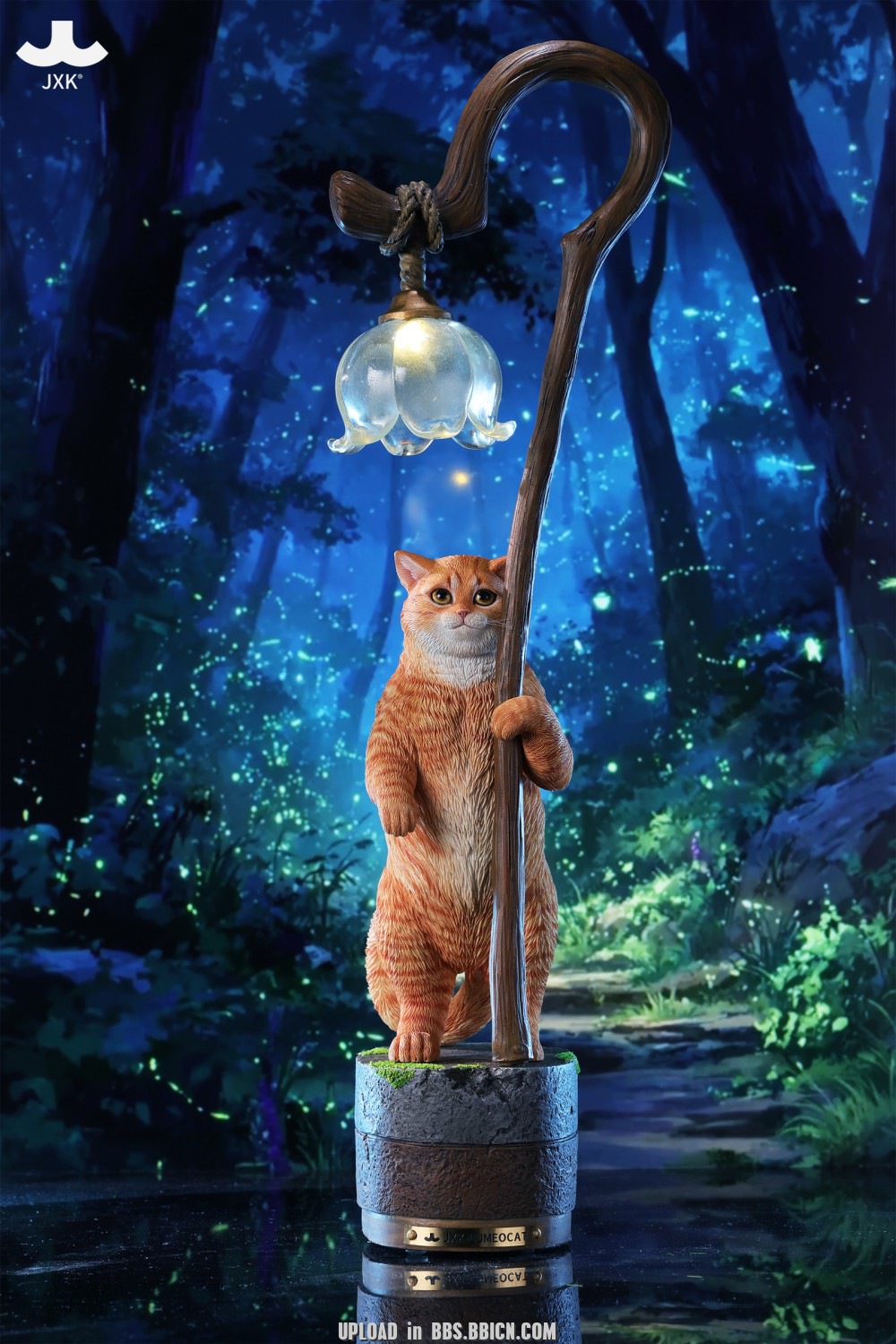 JXK-Lily of the Valley Reflecting a Cat-JXK342A/B