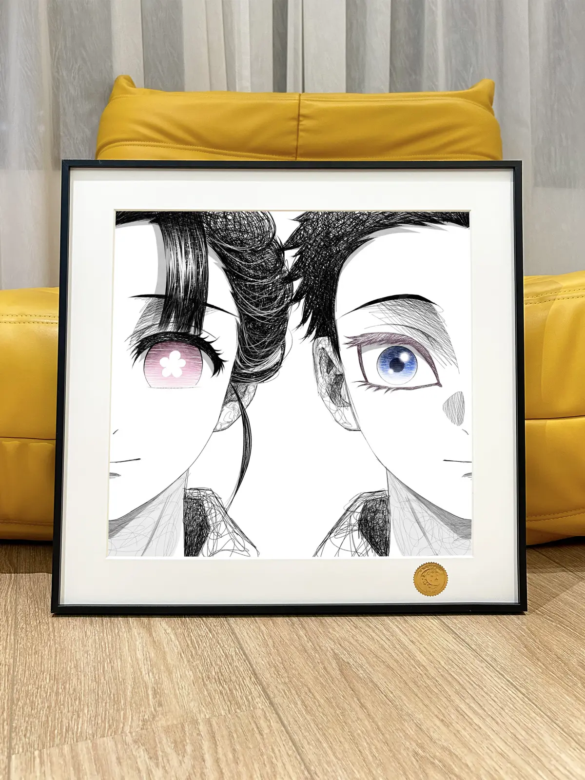 Hakuji Soyama & Koyuki Soyama Decorative Painting - Demon Slayer