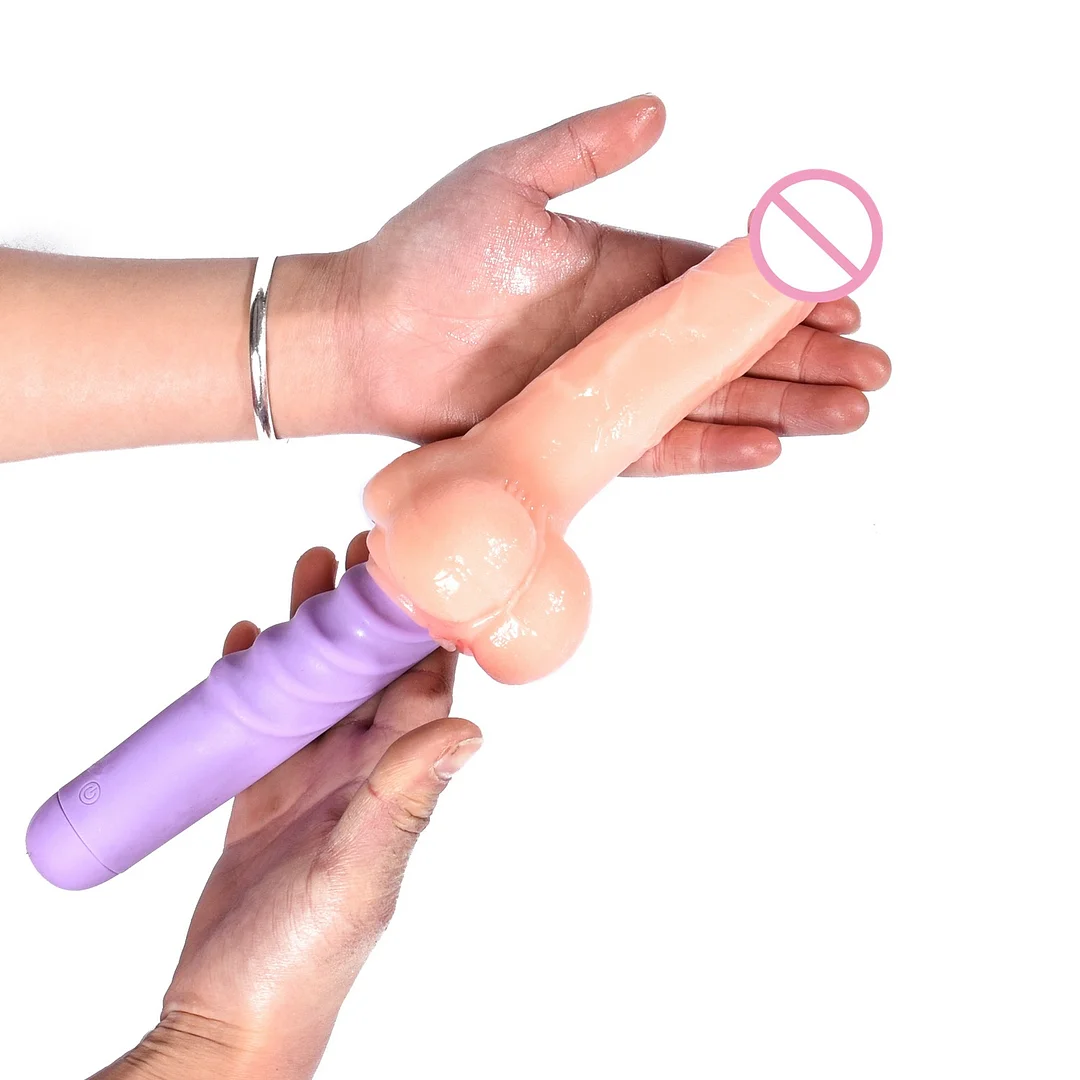 Simulated Hollow Penis Sleeve Male Masturbation Cup Female Masturbator