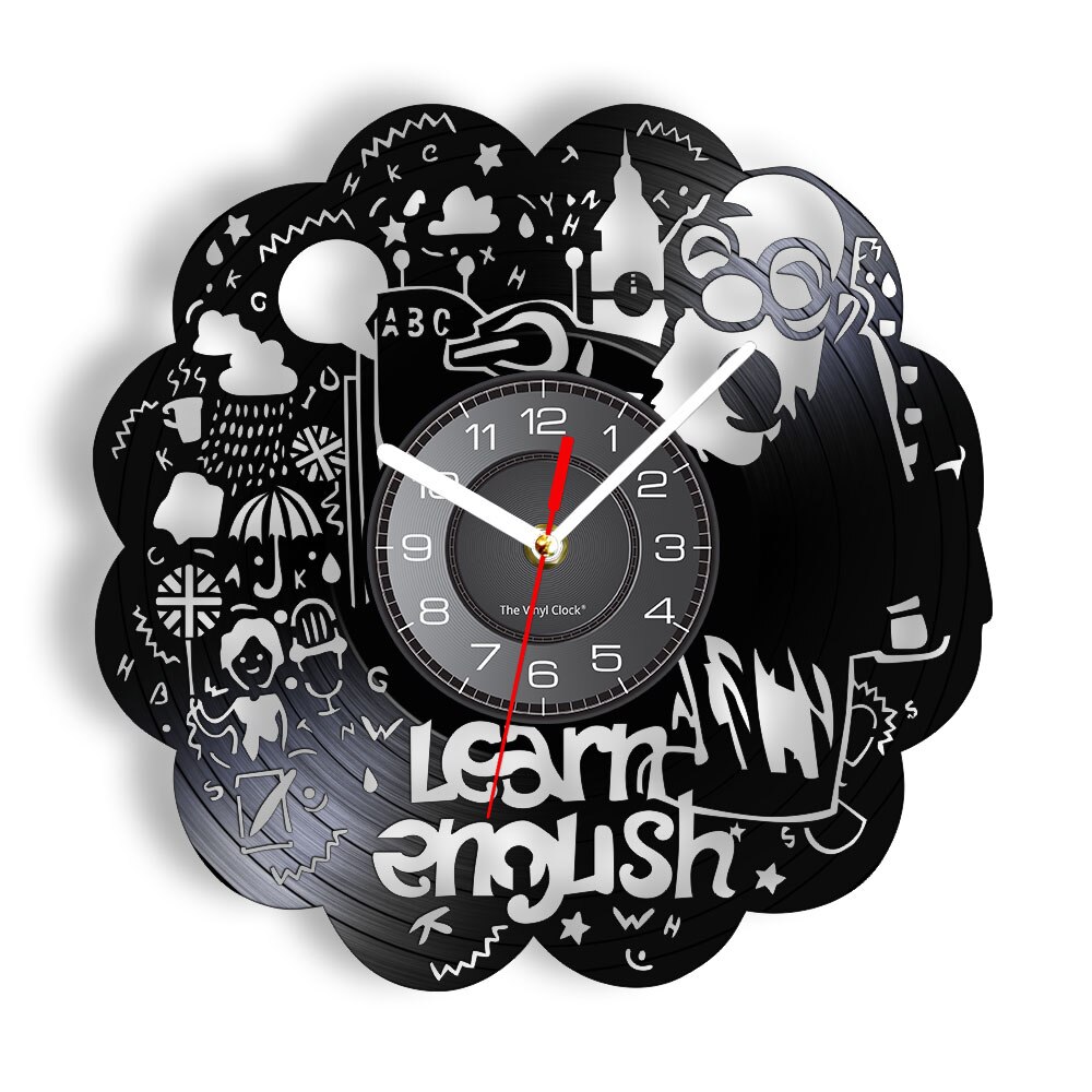 Learn English Teaching Language Arts Vin - Vinyl Record Wall Clock - Without LED, 501 Original
Learn English Teaching Language Arts Vin - Vinyl Record Wall Clock - Without LED, 501 Original