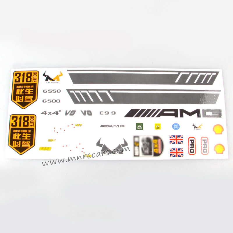 MN Model MN86 MN86S Parts Decals
