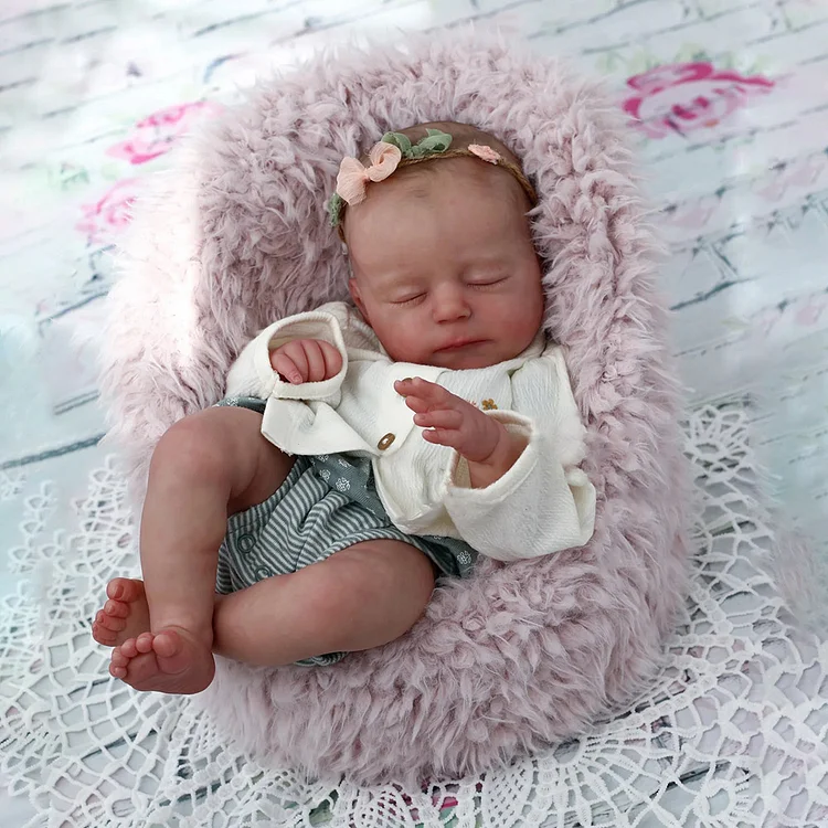  [New] 20'' Rima Lifelike Reborn Baby Doll Gifts For Kids,Cute Handmade Sleeping Girl Doll - Reborndollsshop®-Reborndollsshop®