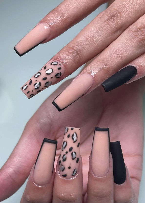 Leopard Nails Sticker Wild Animal Cheetah Print Nail Art 3D Decal