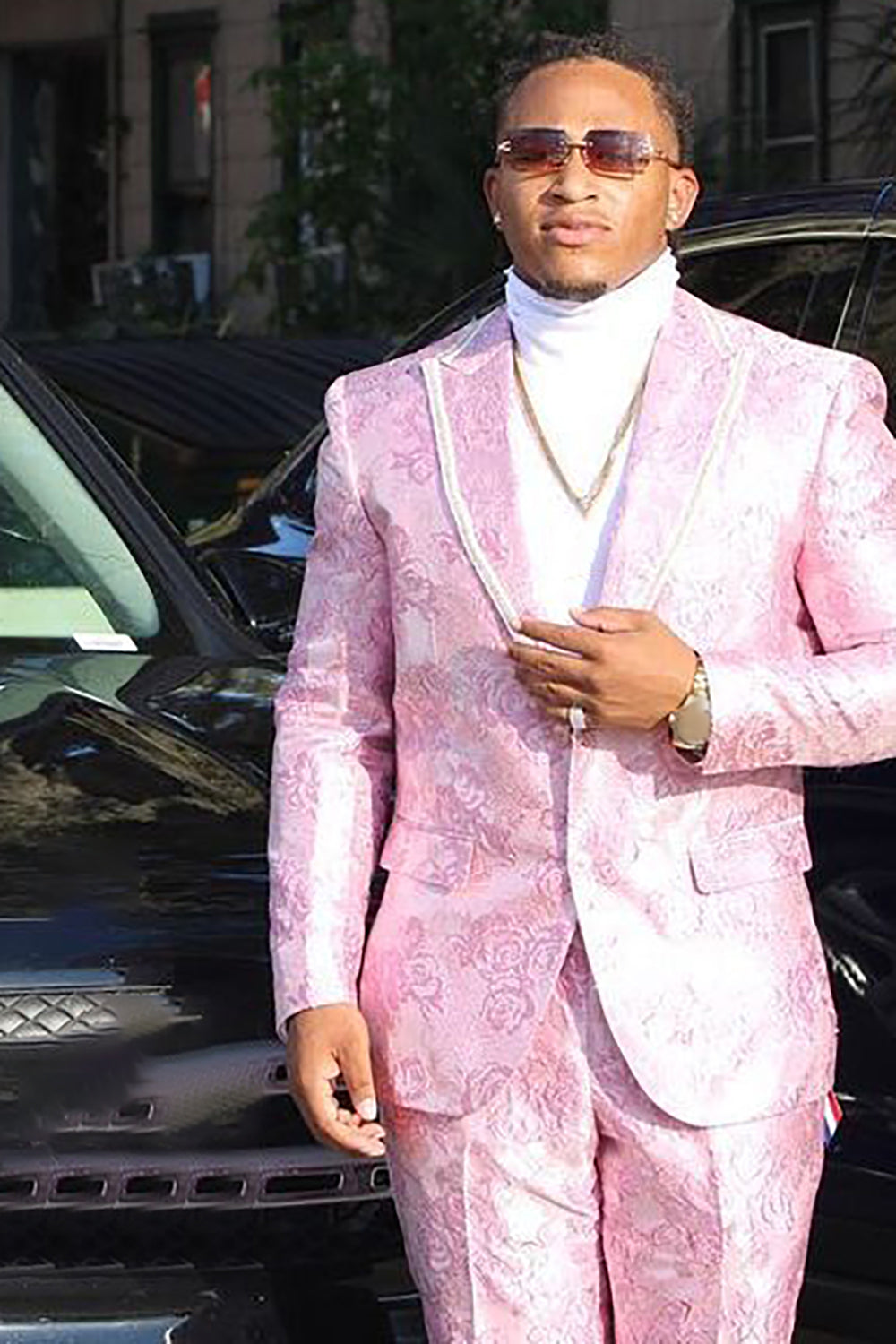 Pink Prom Suits - Light Pink Prom Suit