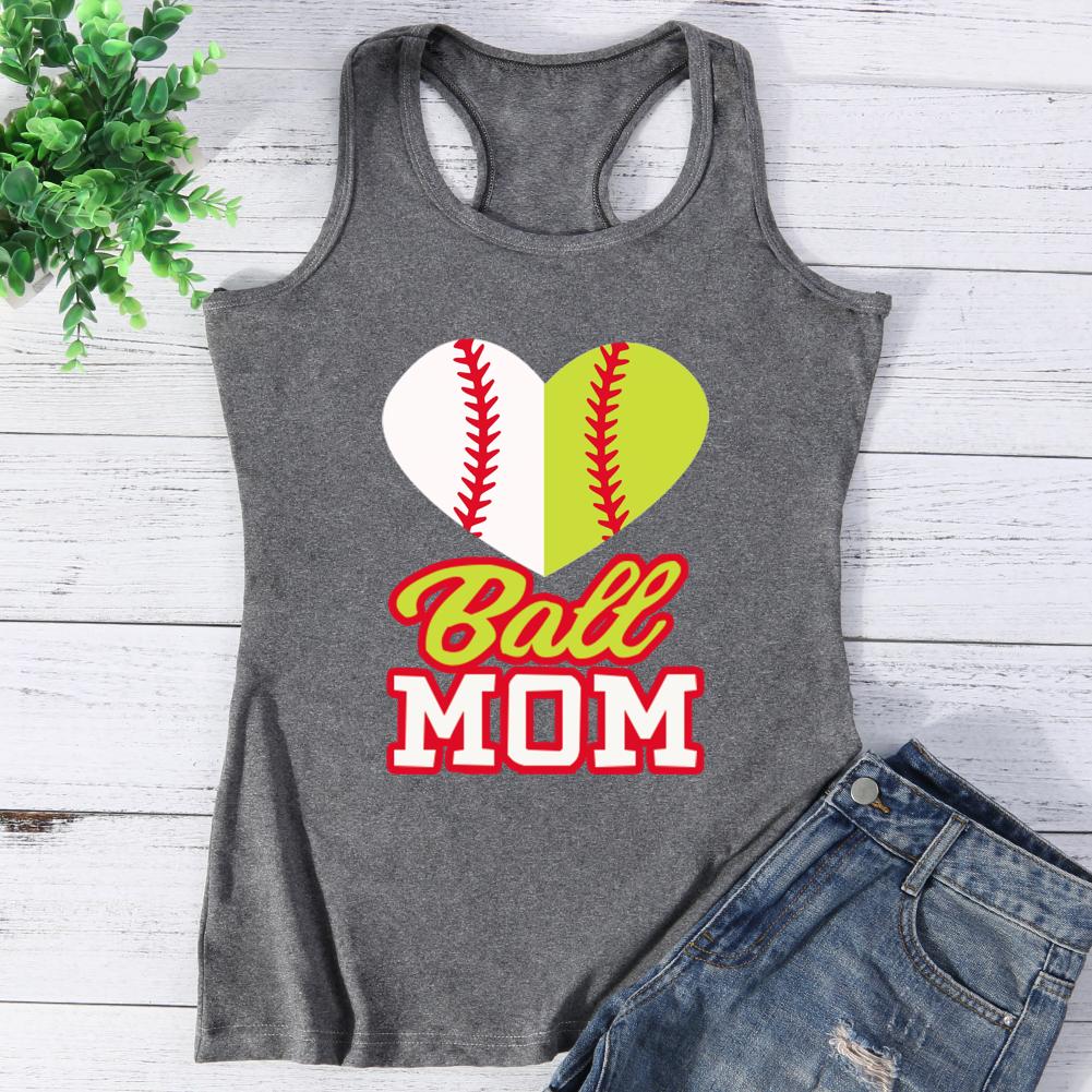Funny Softball Mom Vest Top-Guru-buzz