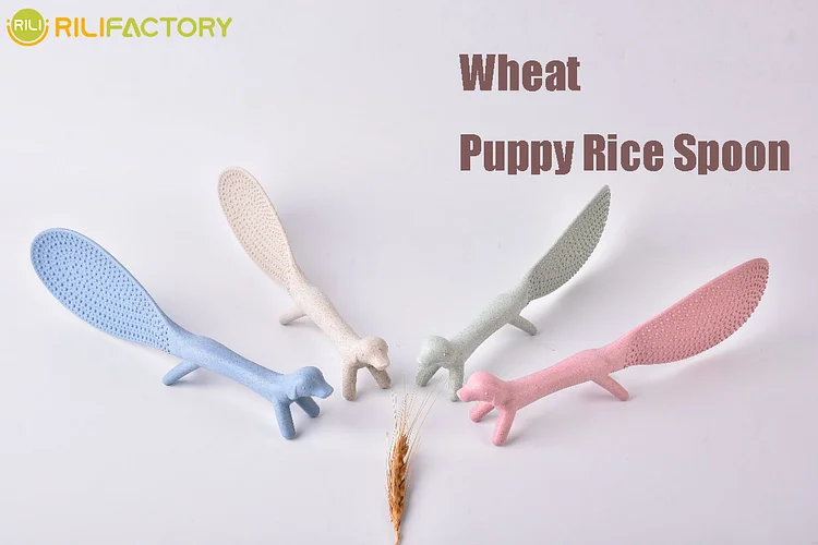 Wheat Puppy Rice Spoon Rilifactory