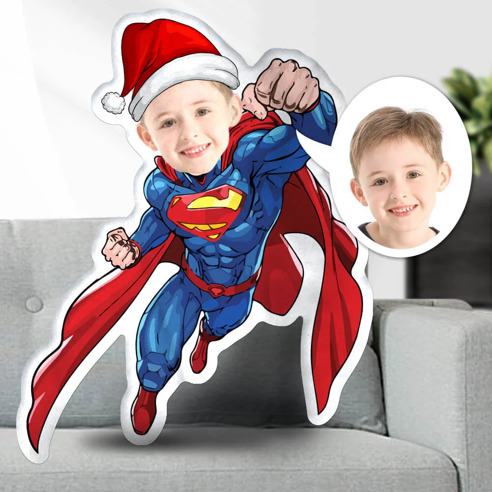 MiniMe Pillow Dolls Face Body Pillow, Custom Christmas Pillow Face Body Pillow Superman Personalized Photo Pillow Gift Pillow Toy Throw Pillow MiniMe Pillow Dolls and Toys