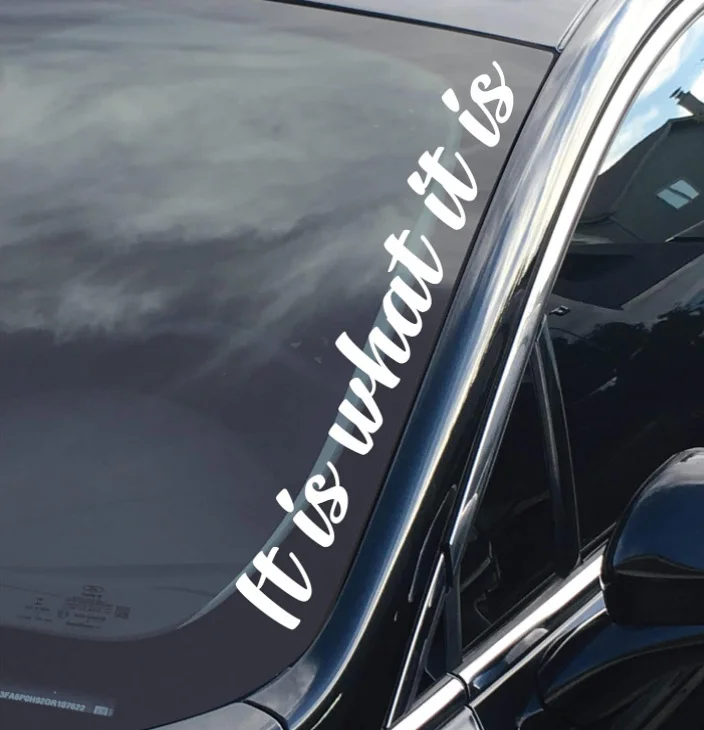 It Is What It Is Sticker - Devcarry