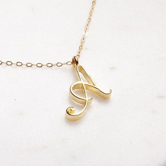 English Letter Necklace