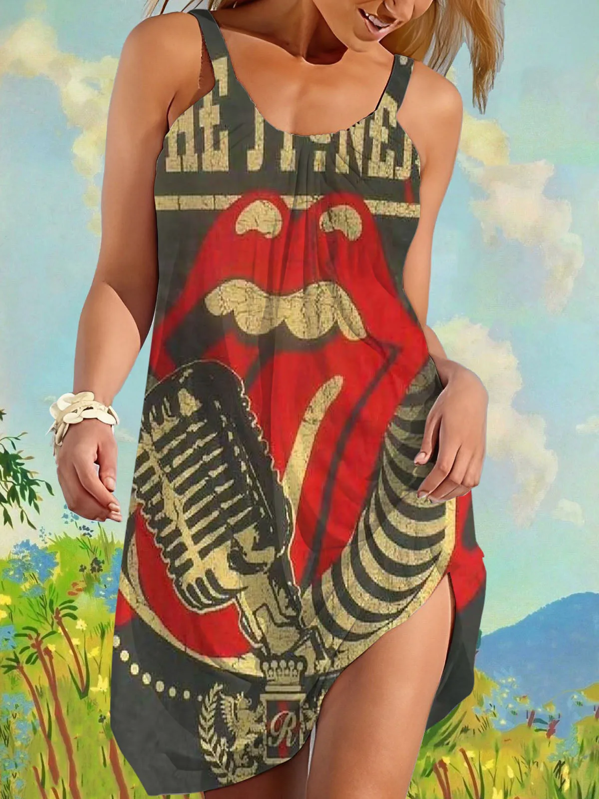 Sleeveless Dress-1