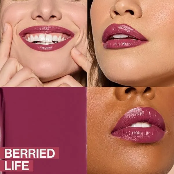 wet n wild Mega Last Rich Satin Lip Color, Rich Creamy Color with Satin Finish, Infused with Vitamin E & Moisturizing Argan Oil, Lightweight, Silky-Smooth, Vegan & Cruelty-Free - Hush Lil' Beige