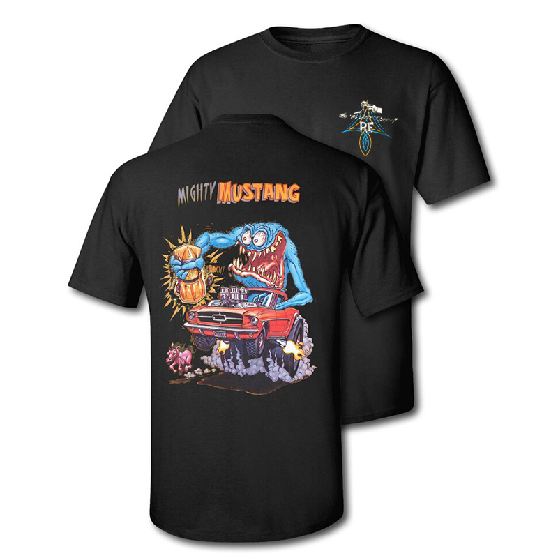 Mighty Mustang Printed Unisex T-shirt - Devcarry