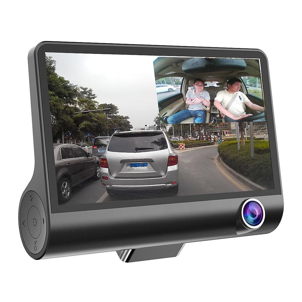 4 inches 1080P HD 170° 3 Lens Car DVR Dash G-sensor Recorder+Rearview Cam, 501 Original
4 inches 1080P HD 170° 3 Lens Car DVR Dash G-sensor Recorder+Rearview Cam, 501 Original