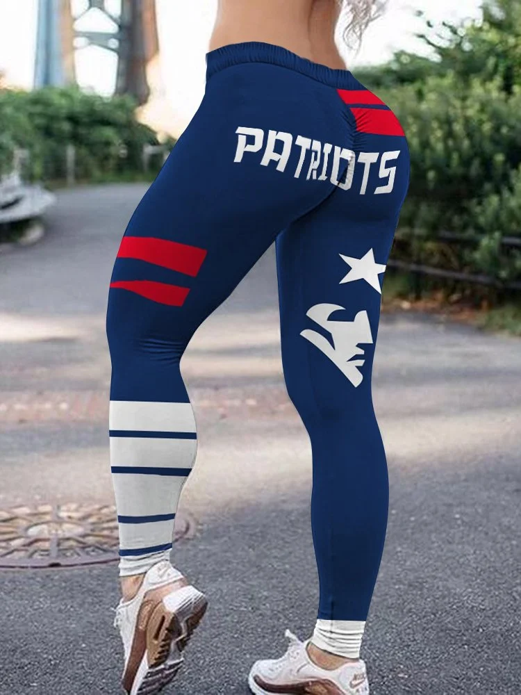 New England Patriots
High Waist Push Up Printed Leggings