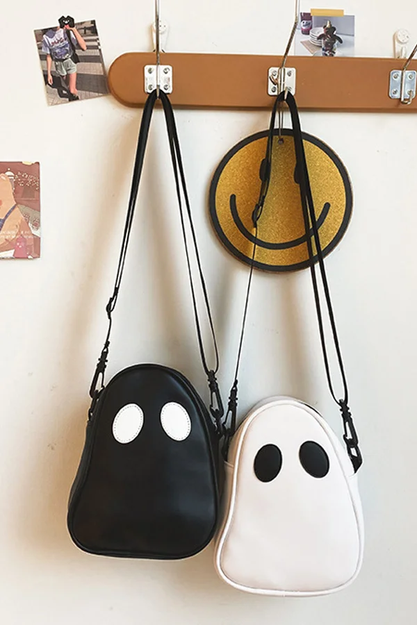 Funny Ghost Pattern Crossbody Bag