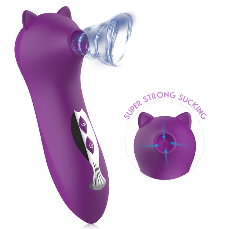 Cat Kiss Sucking Female Comfort Device - Rose Toy