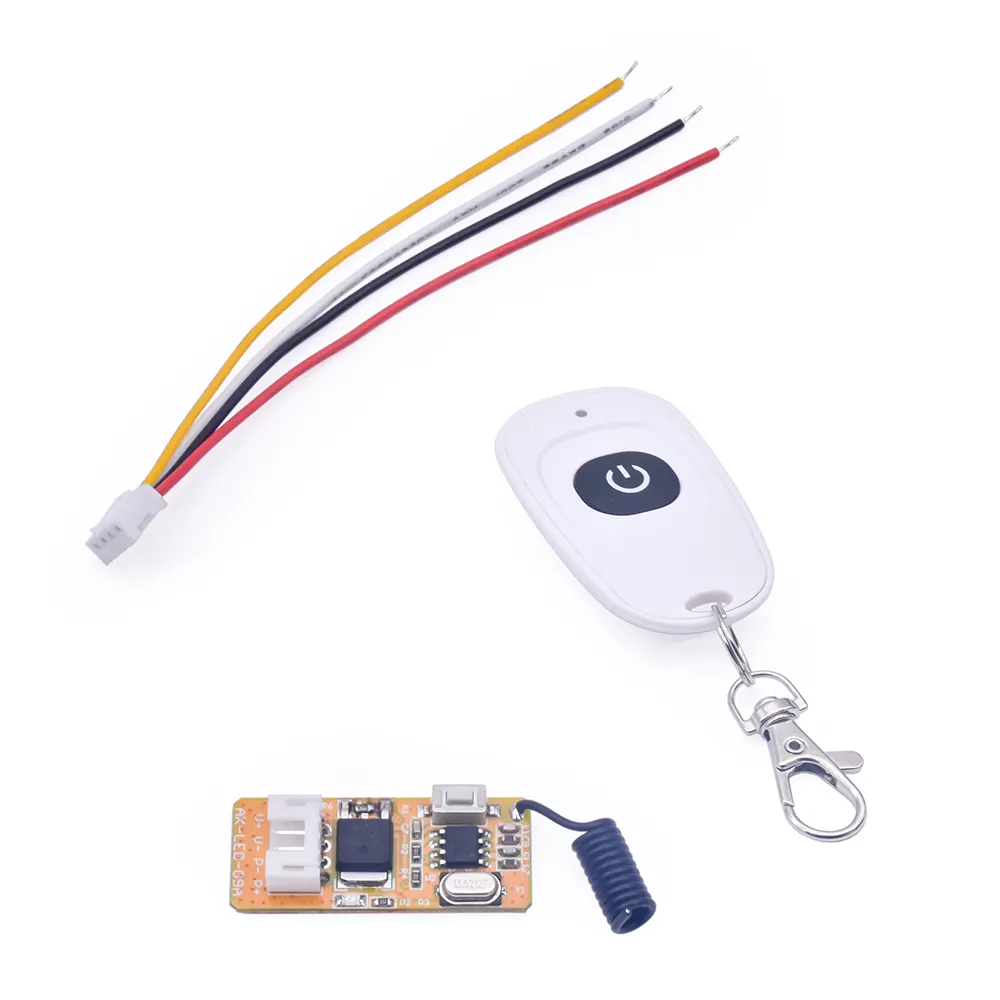 Mini Wireless RF Remote Control Switch 10A Relay Output Radio DC 12V 1 ...