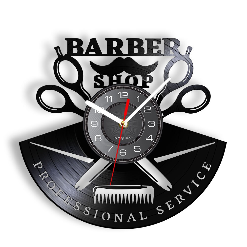 Professional Service Barber Shop M - Vinyl Record Wall Clock - Without LED, 501 Original
Professional Service Barber Shop M - Vinyl Record Wall Clock - Without LED, 501 Original