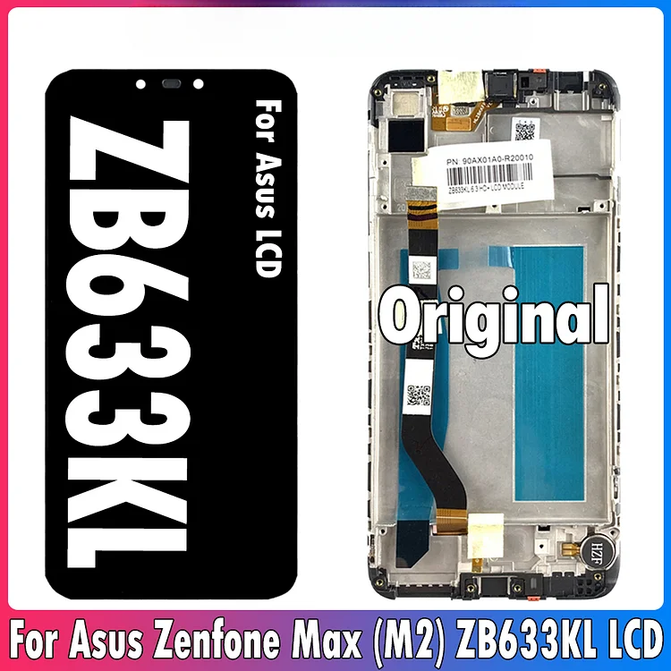 6.26" Original For Asus Zenfone Max (M2) LCD ZB633KL Display Screen Touch Panel Digitizer Replacement For Asus ZB633KL LCD