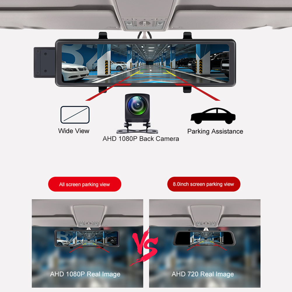 Phisung 720P 4G Android 8.1 2GB 32GB Mirror Dashcam + FHD Backup Camera, 64g, 501 Original
Phisung 720P 4G Android 8.1 2GB 32GB Mirror Dashcam + FHD Backup Camera, 64g, 501 Original