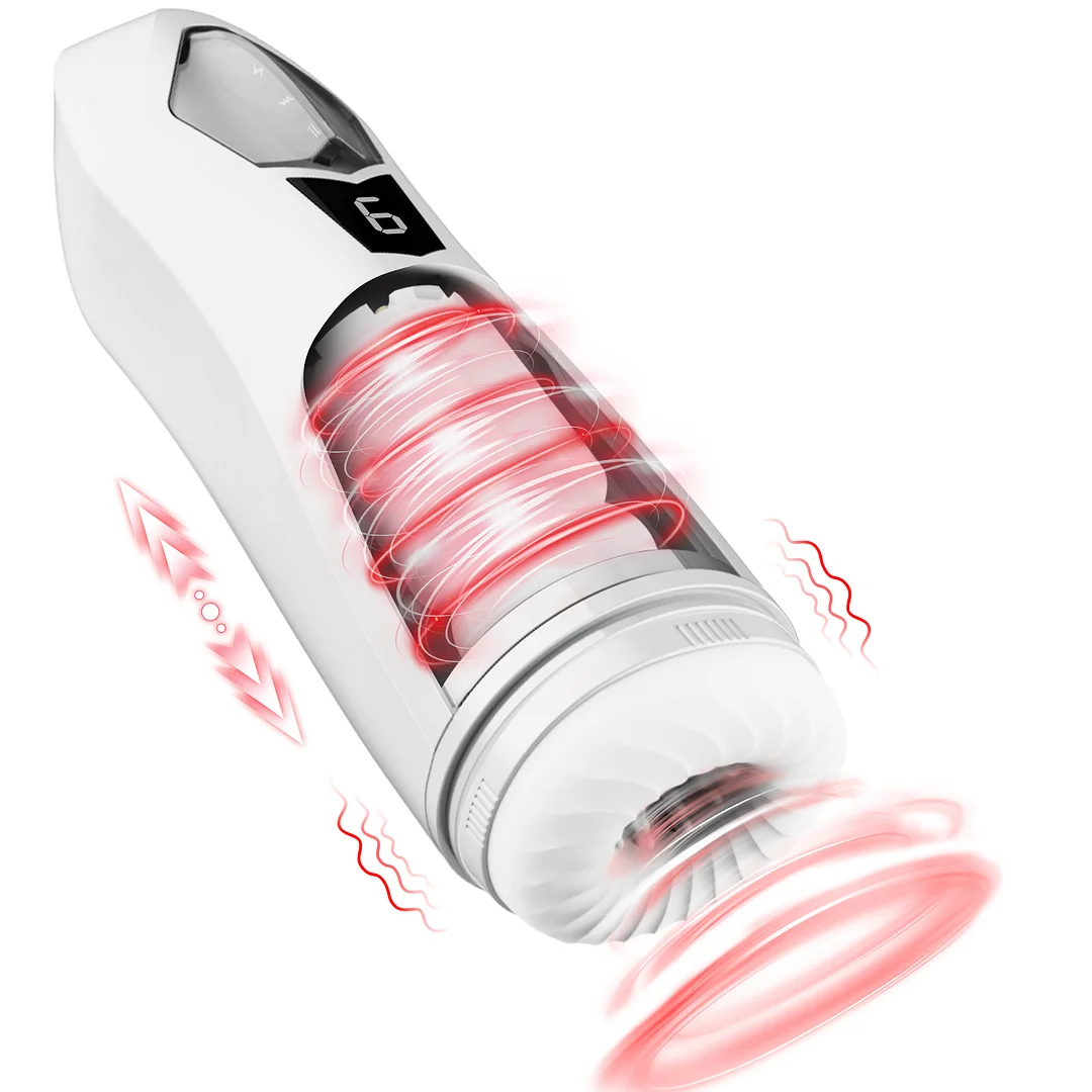 Tomahawk Waterproof Thrusting Vibrating Male Masturbator Rosetoy Official