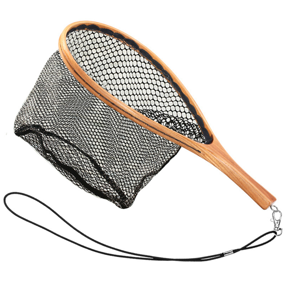 Folding Handheld Fishing Net Wooden Handle Stream Fishing Hand Landing Mesh, Small, 501 Original
Folding Handheld Fishing Net Wooden Handle Stream Fishing Hand Landing Mesh, Small, 501 Original