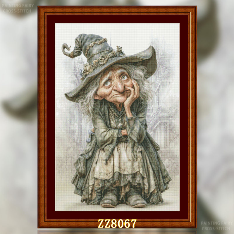 PDF【ZZ8067-Witch Mother-in-law】_ 19.80_ Painting Fairy Cross