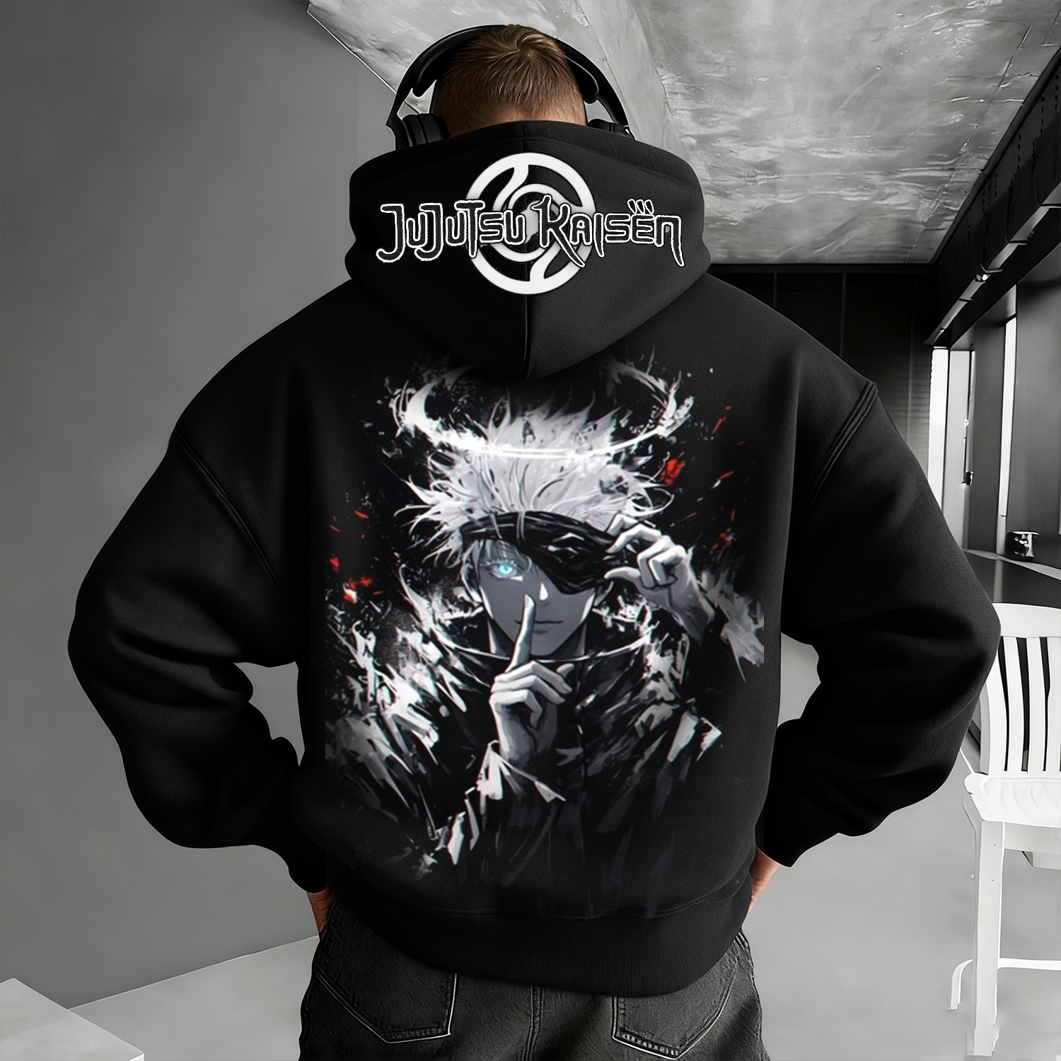 Anime Hero Graphic Hoodie Youthful Streetwear