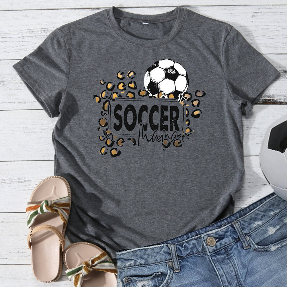 Soccer Mama Leopard T-shirt Tee-013623-Guru-buzz